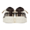 VALENTINO GARAVANI Off-White & Brown One Stud XL Sneakers